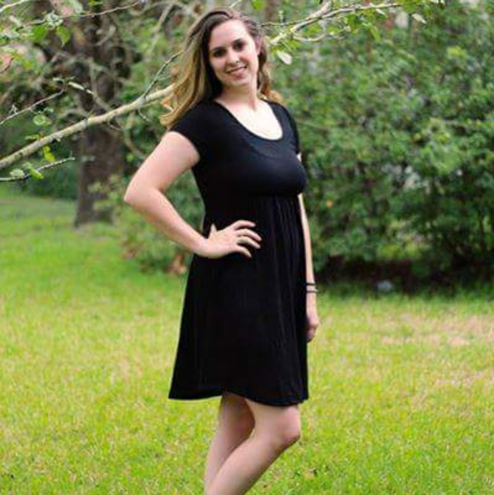 T-shirt dresses Black